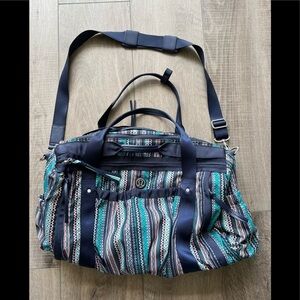 Lululemon Keep On Running Duffel in Needa Margarita Cadet Blue